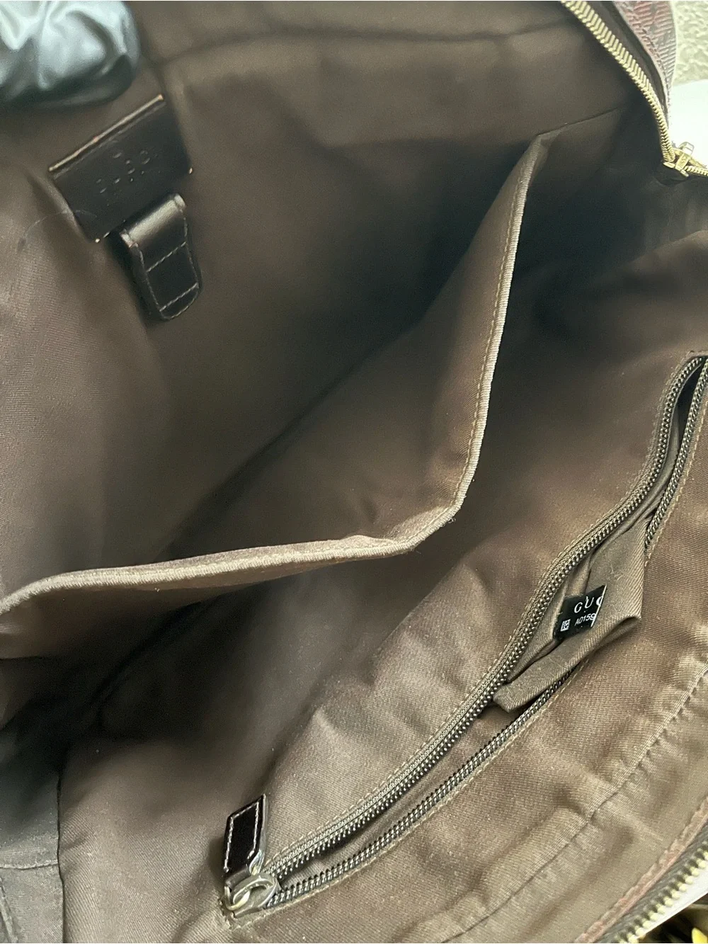 Gucci leather briefcase